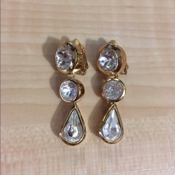 Christian Dior clip on earrings